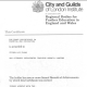 City & Guilds Certificate